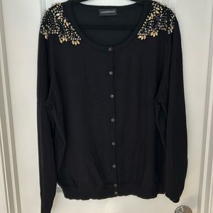 Lane Bryant Jeweled Cardigan Sweater